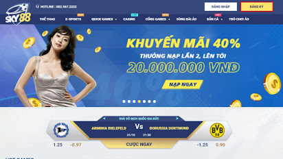 Những trò chơi hấp dẫn đang có mặt tại nhà cái Sky88